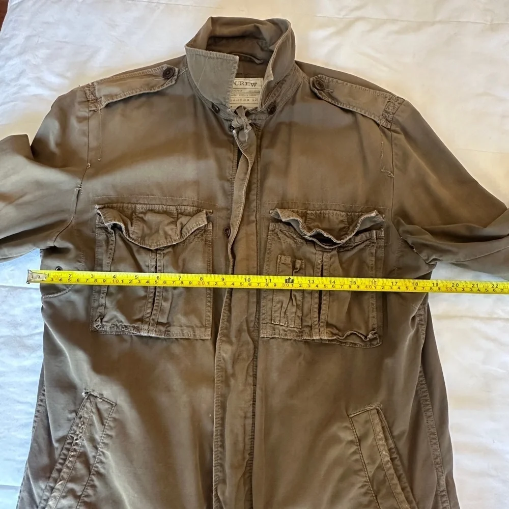 J. Crew Women's cotton green Utility Jacket
